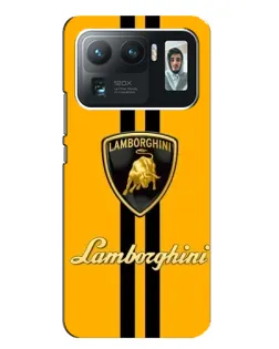Чохол для Xiaomi Mi 11 Ultra з картинкою «Lamborghini Stripe жовтий»