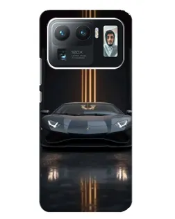 Чехол для Xiaomi Mi 11 Ultra с картинкой «Lamborghini золотые линии»