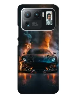 Чехол для Xiaomi Mi 11 Ultra с картинкой «Lamborghini дымная эстетика»