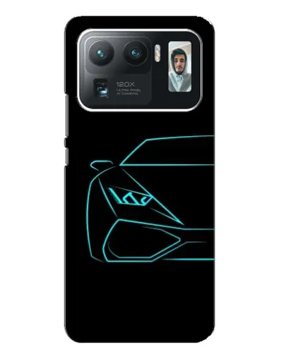 Чехол для Xiaomi Mi 11 Ultra с картинкой «Голубой силуэт Lamborghini» Чехол для Xiaomi Mi 11 Ultra с картинкой «Голубой силуэт Lamborghini»