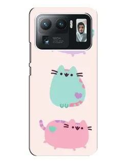 Чехол для Xiaomi Mi 11 Ultra с картинкой «Pusheen трио» Чехол для Xiaomi Mi 11 Ultra с картинкой «Pusheen трио»
