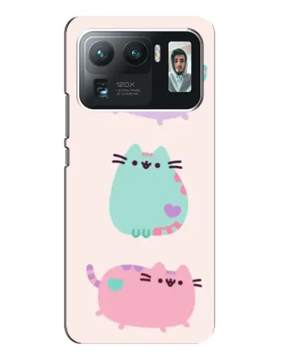 Чехол для Xiaomi Mi 11 Ultra с картинкой «Pusheen трио»