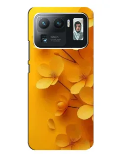 Чехол для Xiaomi Mi 11 Ultra с картинкой «Золотые лепестки»