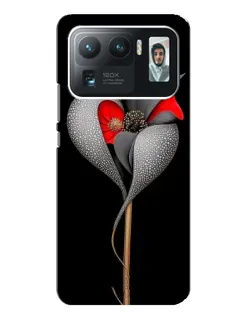 Чехол для Xiaomi Mi 11 Ultra с картинкой «Серебряный фантазийный цветок»