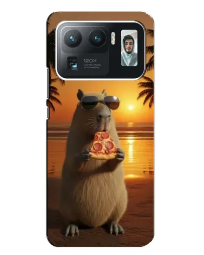 Чехол для Xiaomi Mi 11 Ultra с картинкой «Капибара с пиццей» Чехол для Xiaomi Mi 11 Ultra с картинкой «Капибара с пиццей»