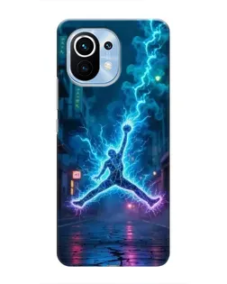 Чехол для Xiaomi Mi 11 с картинкой «Jordan Gold Jumpman»