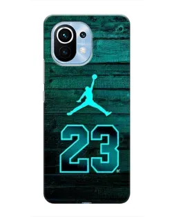 Чехол для Xiaomi Mi 11 с картинкой «Jordan Cyan 23»