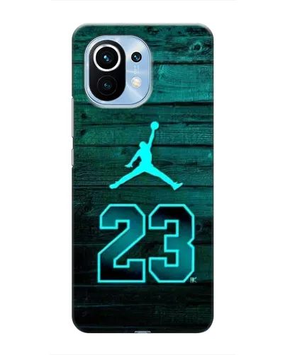 Чехол для Xiaomi Mi 11 с картинкой «Jordan Cyan 23»