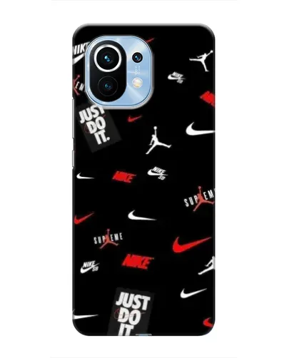 Чехол для Xiaomi Mi 11 с картинкой «Nike Mix Pattern»