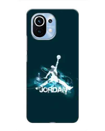 Чехол для Xiaomi Mi 11 с картинкой «Jordan Blue Fire»
