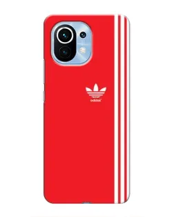 Чехол для Xiaomi Mi 11 с картинкой «Красный минимализм Adidas» Чехол для Xiaomi Mi 11 с картинкой «Красный минимализм Adidas»