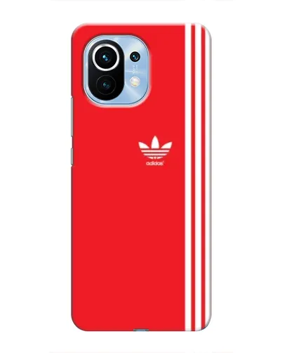 Чехол для Xiaomi Mi 11 с картинкой «Красный минимализм Adidas» Чехол для Xiaomi Mi 11 с картинкой «Красный минимализм Adidas»