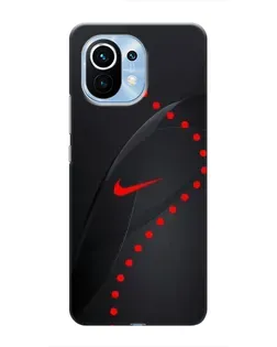Чехол для Xiaomi Mi 11 с картинкой «Абстрактный дизайн Nike»