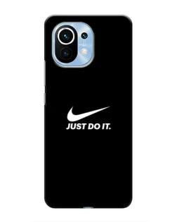 Чехол для Xiaomi Mi 11 с картинкой «Минимализм от Nike»