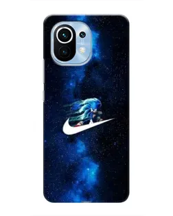 Чехол для Xiaomi Mi 11 с картинкой «Звездный путь Nike»