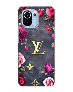 Чехол для Xiaomi Mi 11 с картинкой «Цветочный Louis Vuitton»