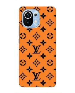Чехол для Xiaomi Mi 11 с картинкой «Оранжевый стиль LV»