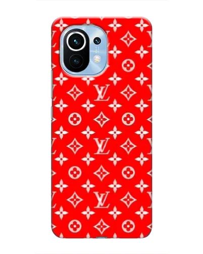 Чехол для Xiaomi Mi 11 с картинкой «Яркий паттерн LV»