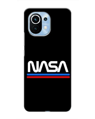 Чехол для Xiaomi Mi 11 с картинкой «NASA — классика Red Blue» Чехол для Xiaomi Mi 11 с картинкой «NASA — классика Red Blue»