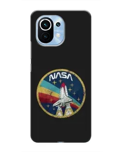 Чехол для Xiaomi Mi 11 с картинкой «NASA — эмблема миссии»