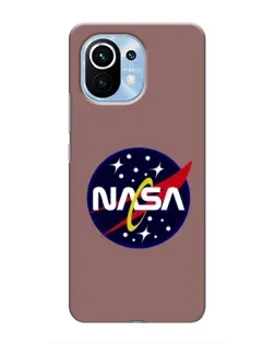 Чехол для Xiaomi Mi 11 с картинкой «NASA — ретро космос»