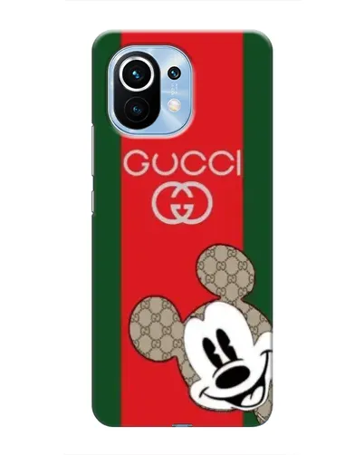 Чехол для Xiaomi Mi 11 с картинкой «Gucci — полосы и Микки» Чехол для Xiaomi Mi 11 с картинкой «Gucci — полосы и Микки»