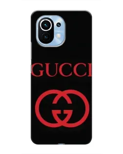 Чехол для Xiaomi Mi 11 с картинкой «Gucci — красный логотип» Чехол для Xiaomi Mi 11 с картинкой «Gucci — красный логотип»
