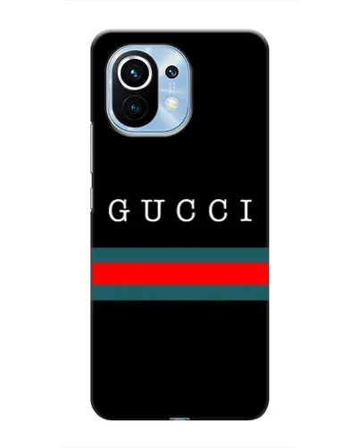 Чехол для Xiaomi Mi 11 с картинкой «Gucci — красный пояс» Чехол для Xiaomi Mi 11 с картинкой «Gucci — красный пояс»