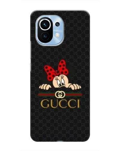 Чехол для Xiaomi Mi 11 с картинкой «Минни Маус Gucci — черный» Чехол для Xiaomi Mi 11 с картинкой «Минни Маус Gucci — черный»