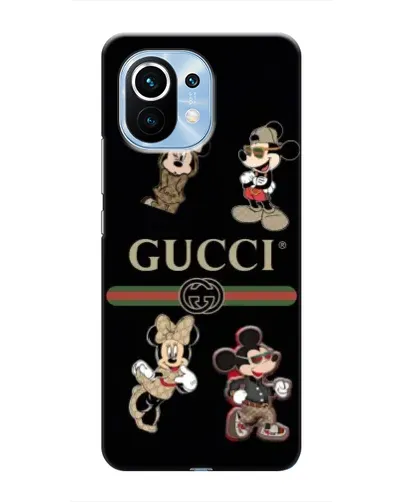 Чехол для Xiaomi Mi 11 с картинкой «Gucci — герои Disney и монограмма» Чехол для Xiaomi Mi 11 с картинкой «Gucci — герои Disney и монограмма»