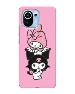 Чехол для Xiaomi Mi 11 с картинкой «My Melody и Kuromi»