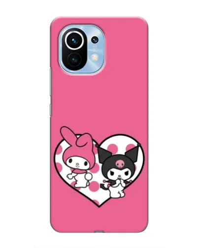 Чехол для Xiaomi Mi 11 с картинкой «Kuromi и My Melody»