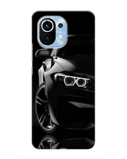 Чехол для Xiaomi Mi 11 с картинкой «Черная BMW — профиль» Чехол для Xiaomi Mi 11 с картинкой «Черная BMW — профиль»
