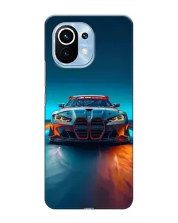 Чехол для Xiaomi Mi 11 с картинкой «BMW — огни неона» Чехол для Xiaomi Mi 11 с картинкой «BMW — огни неона»