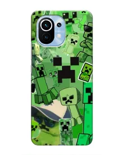 Чехол для Xiaomi Mi 11 с картинкой «Криперы Minecraft» Чехол для Xiaomi Mi 11 с картинкой «Криперы Minecraft»