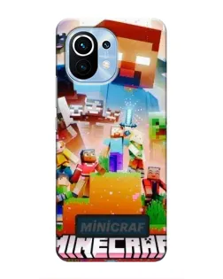 Чехол для Xiaomi Mi 11 с картинкой «Minecraft герои игры» Чехол для Xiaomi Mi 11 с картинкой «Minecraft герои игры»