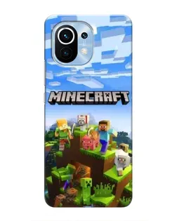 Чохол для Xiaomi Mi 11 з картинкою «Minecraft класичний світ»