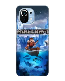 Чохол для Xiaomi Mi 11 з картинкою «Minecraft льодянийсвіт»