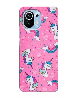 Чехол для Xiaomi Mi 11 с картинкой «Unicorn паттерн розовый» Чехол для Xiaomi Mi 11 с картинкой «Unicorn паттерн розовый»