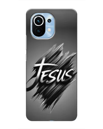 Чехол для Xiaomi Mi 11 с картинкой «Надпись Jesus Graffiti»