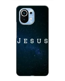 Чехол для Xiaomi Mi 11 с картинкой «Звездное небо Jesus»