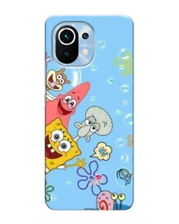 Чехол для Xiaomi Mi 11 с картинкой «Веселые пузырьки»