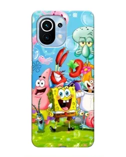 Чехол для Xiaomi Mi 11 с картинкой «Губка Боб и друзья» Чехол для Xiaomi Mi 11 с картинкой «Губка Боб и друзья»