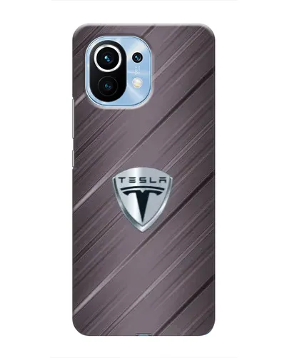 Чехол для Xiaomi Mi 11 с картинкой «Металлическая текстура Tesla» Чехол для Xiaomi Mi 11 с картинкой «Металлическая текстура Tesla»
