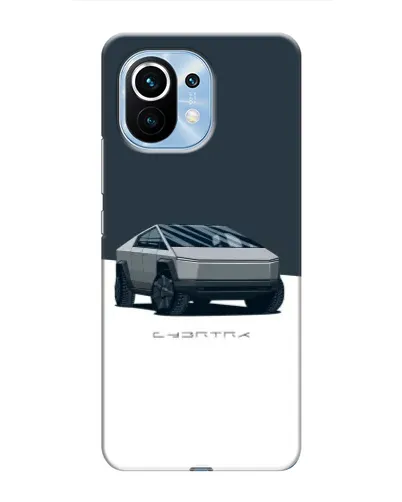 Чехол для Xiaomi Mi 11 с картинкой «Серебристый Cybertruck Tesla» Чехол для Xiaomi Mi 11 с картинкой «Серебристый Cybertruck Tesla»