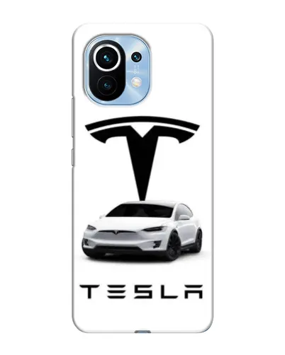 Чехол для Xiaomi Mi 11 с картинкой «Tesla White Style» Чехол для Xiaomi Mi 11 с картинкой «Tesla White Style»