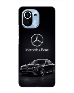 Чехол для Xiaomi Mi 11 с картинкой «Mercedes — решетка радиатора»
