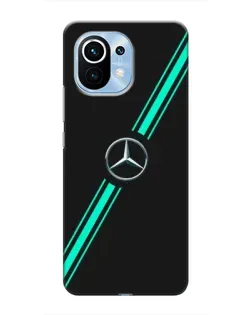 Чехол для Xiaomi Mi 11 с картинкой «Спортивные линии Mercedes» Чехол для Xiaomi Mi 11 с картинкой «Спортивные линии Mercedes»