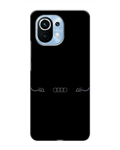 Чехол для Xiaomi Mi 11 с картинкой «Audi — световой подпись»
