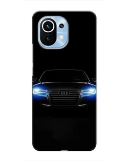 Чехол для Xiaomi Mi 11 с картинкой «Audi в неоне»